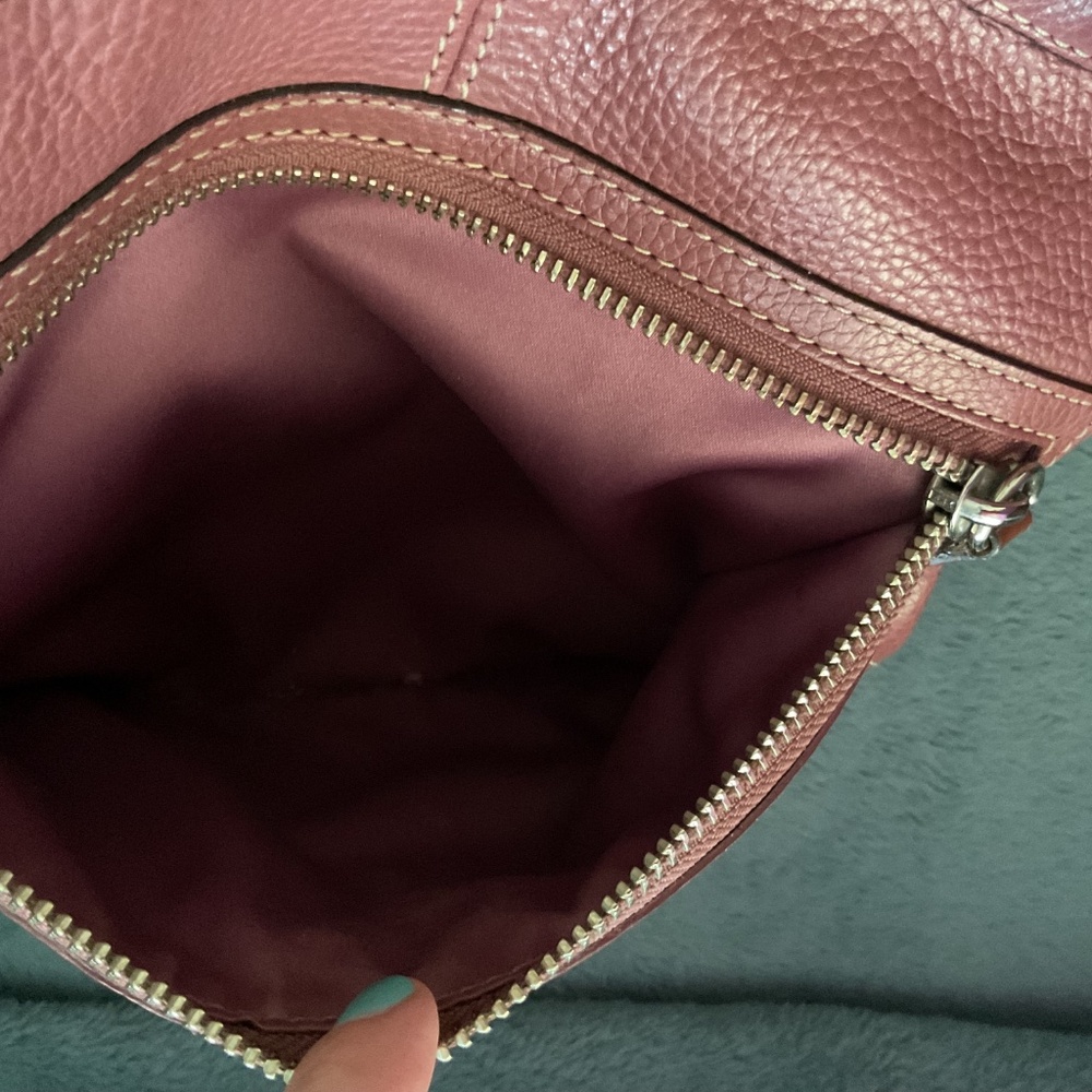 Coach Factory Mauve Leather Tote - Picture 4 of 6